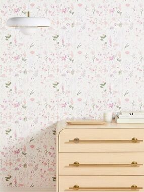 Anthropologie - 3 Rolls: 33’L, 18”W of Layne Wallpaper in package
